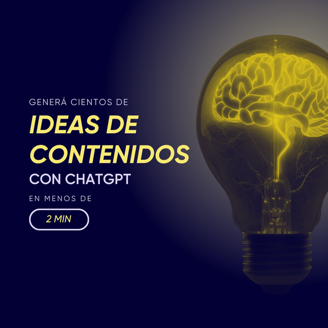 Generá cientos de ideas de contenido con ChatGPT en menos de 2 min