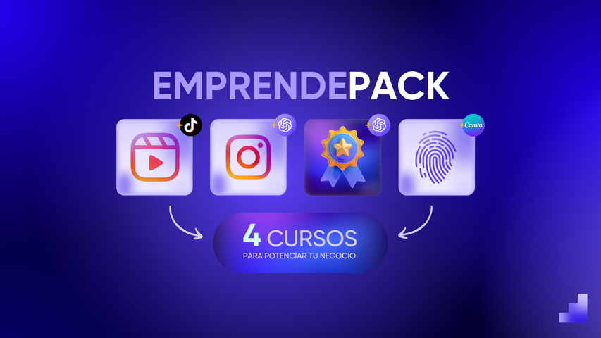 EMPRENDEPACK: 4 Cursos para potenciar tu negocio