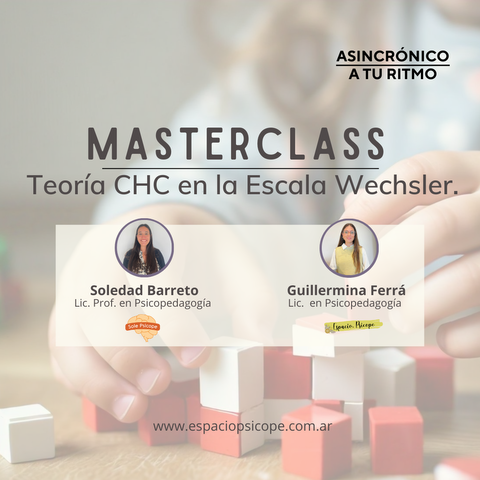 Teoría CHC en la Escala Wechsler