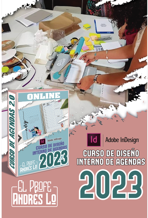 off Aprende a hacer tus tacos de Agenda Personalizadas 100% con Indesign