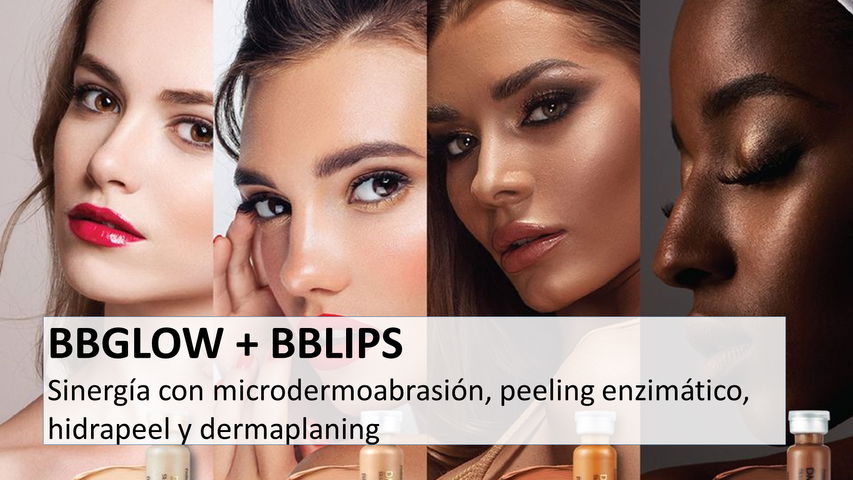 BBGLOW combinado hidropeel, dermaplaning y microdermoabrasión