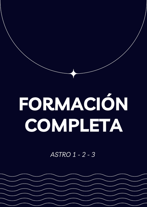 FORMACIÓN COMPLETA - ASTRO 1 - 2 - 3 ($ 250.000 VÍA TRANSFERENCIA)