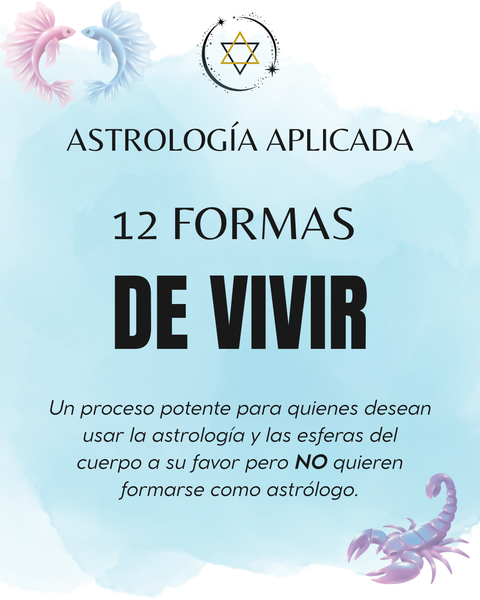 12 FORMAS DE VIVIR y LAS 52 ESFERAS DEL CUERPO 