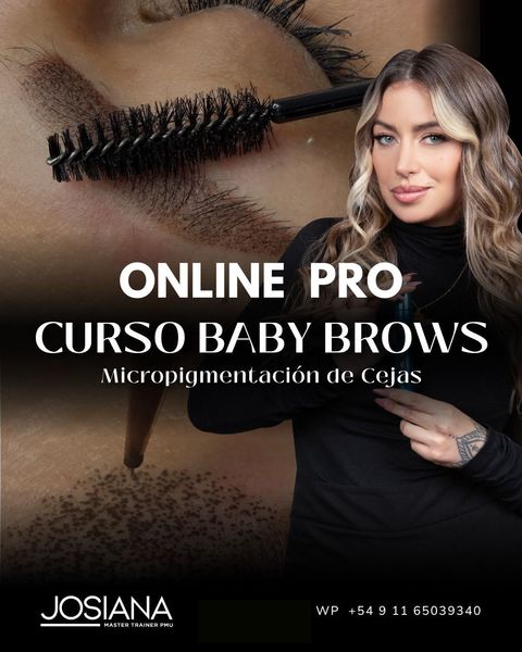 Curso ONLINE PRO Baby Brows (Micropigmentacion de Cejas)