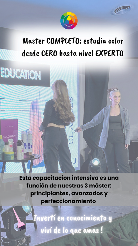 Master en color COMPLETO. Emprendé como colorista desde CERO a AVANZADO. 