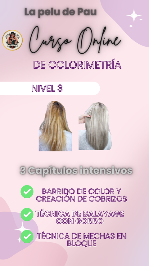 ️CURSO NIVEL 3: En colorimetria y tecnicas avanzadas