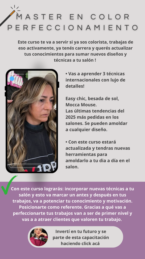 Master colorista: Perfeccioná tus técnicas 