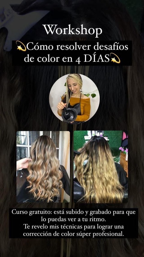 WORKSHOP: Aprendé a resolver desafios de color en 4 DÍAS ️