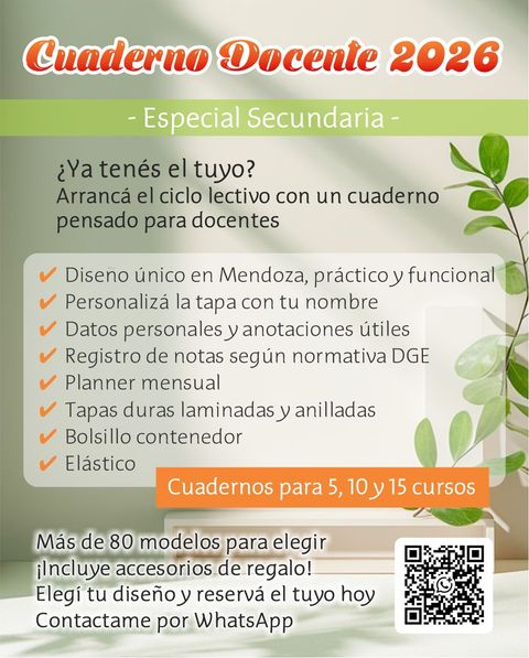 Cuaderno Docente 2026 - Especial Secundaria - Modelos tapas