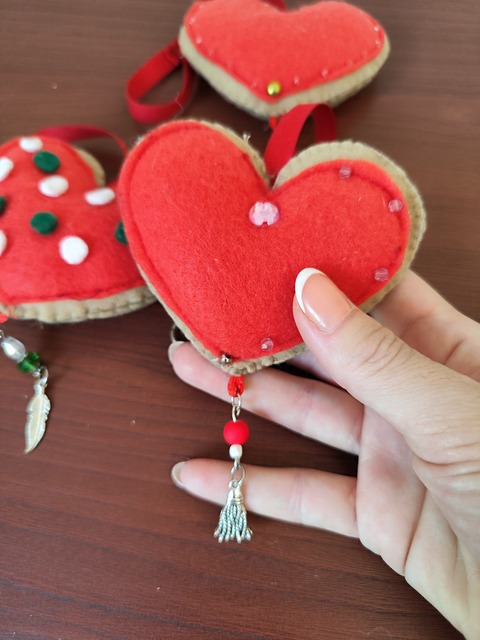Accesorio Corazón de tela