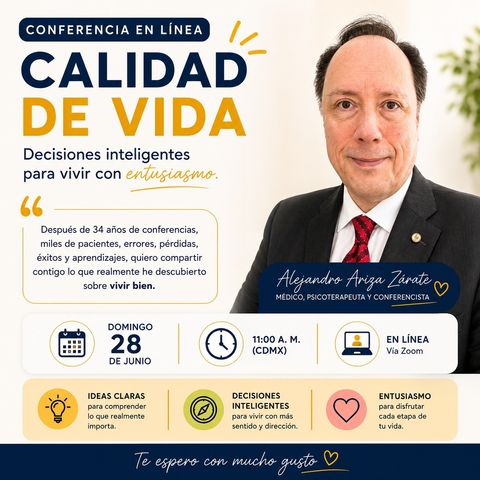 CALIDAD DE VIDA Conferencia en línea