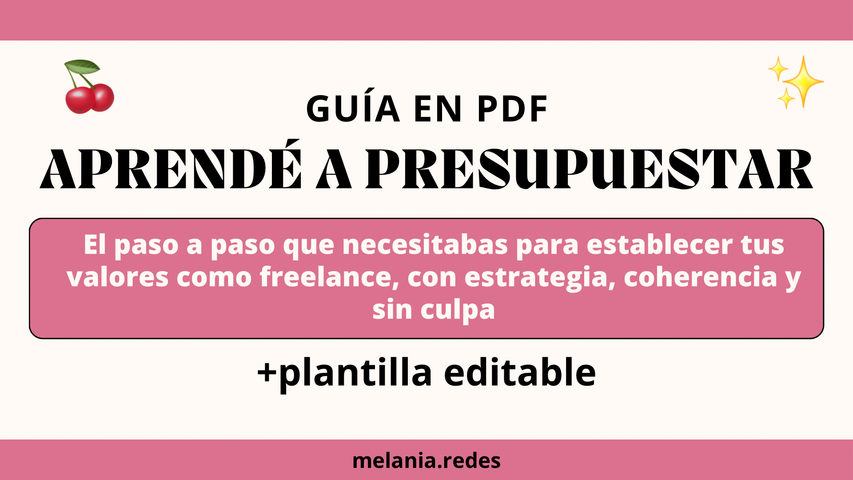Plantilla para presupuestar (+guía paso a paso)