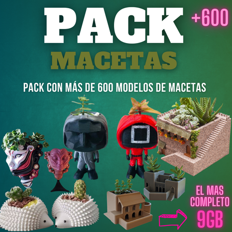 PACK STL MACETAS