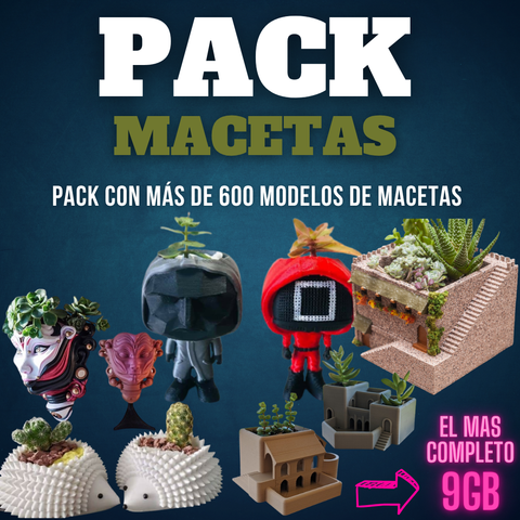 PACK STL MACETAS