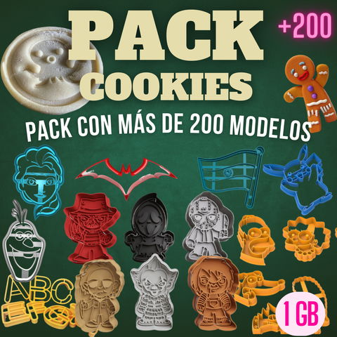 PACK STL CORTANTES - GALLETITAS