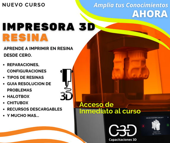 IMPRESION 3D CON RESINA