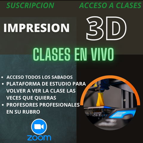 IMPRESION 3D (CLASES EN VIVO)