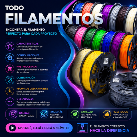 FILAMENTOS 18 TIPOS