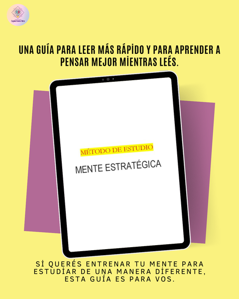 Método de estudio: mente estratégica 