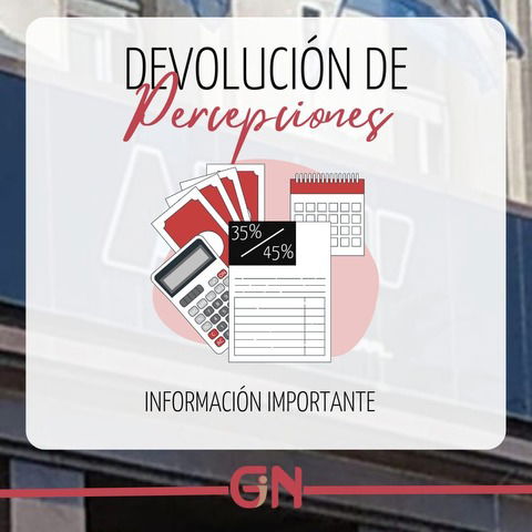 Devolución de percepciones 