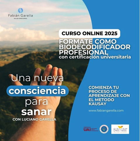 Curso de formación en Biodecodificación Kausay® (On-line EN VIVO)