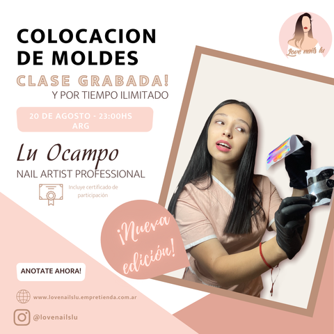 Curso online de colocación de moldes