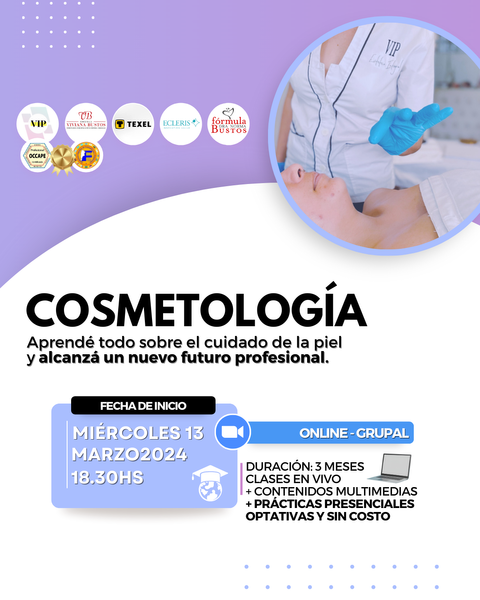 Cosmetología - Grupal Marzo 2024