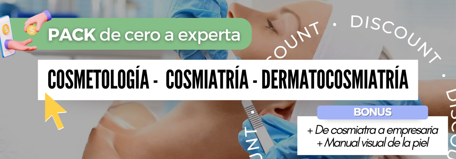 combo cosmetologia cosmiatria dermatocosmiatria