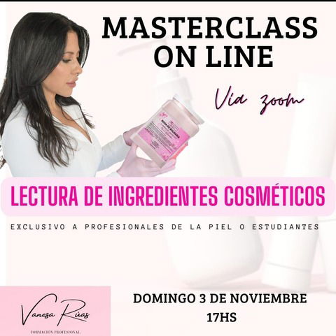 Taller: Lectura de ingredientes cosméticos (INCI)