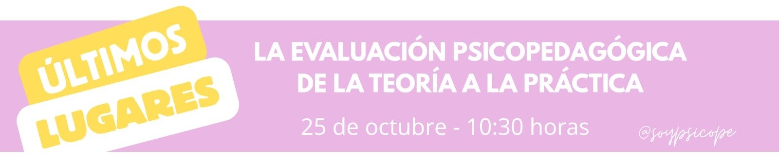 Capacitación evaluación psicopedagógica