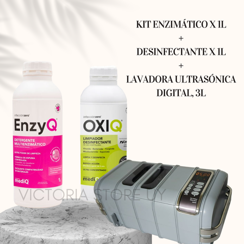 KIT 3 LIMPIEZA Y DESINFECCIÓN