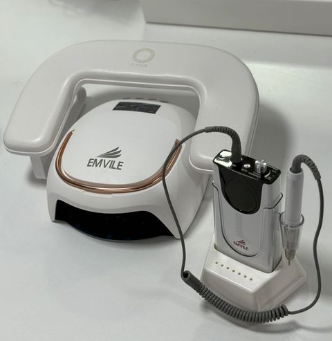 KIT LAMP ELEGANCE + APOYA MANOS + TORNO INALAMBRICO EMVILE 