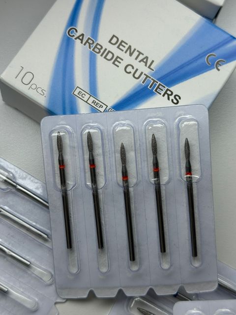 FRESA/ BROCA PARA MANICURA, FLAMA ROJA 2.1