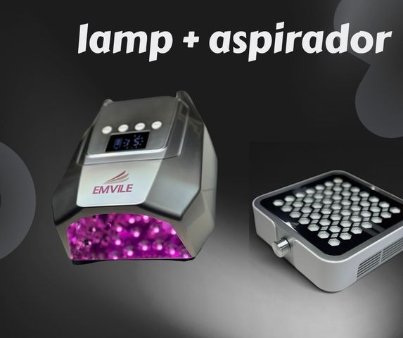Lampara/ Cabina Uv led + Aspirador