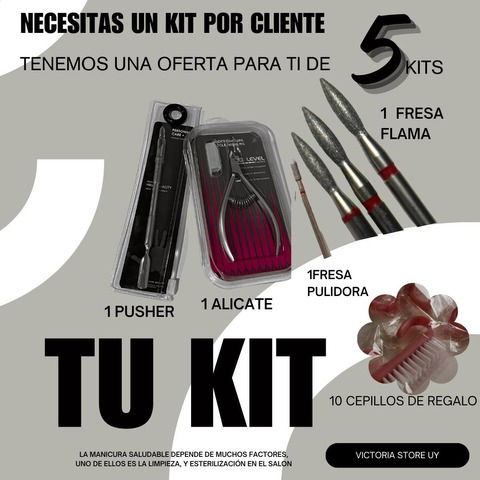 5 kits - 1 por cliente 