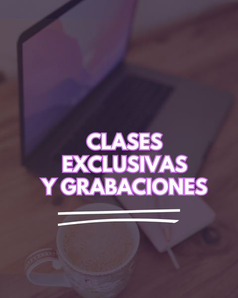 CLASES Exclusivas y GRABACIONES 