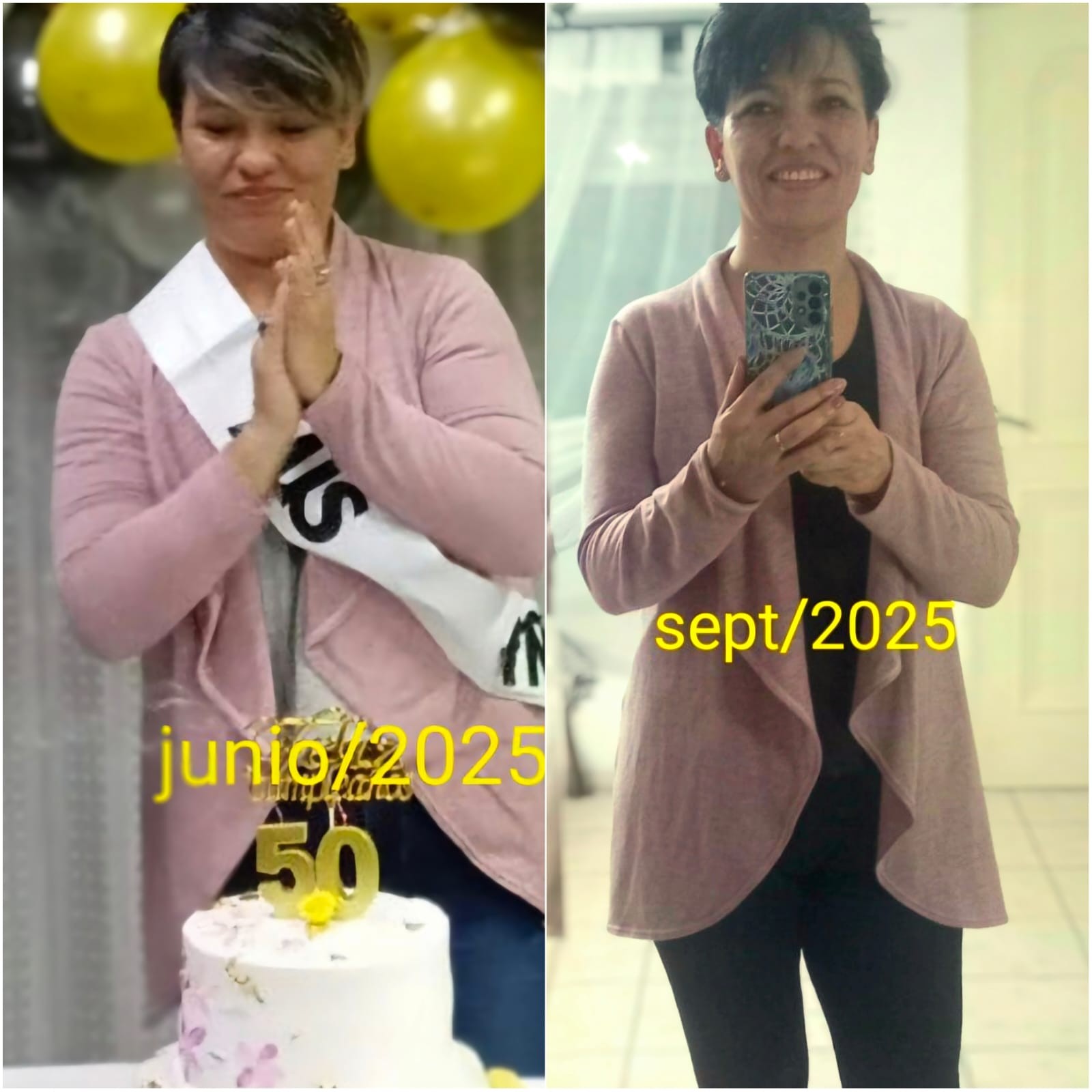 Alumno FX12 — antes y después