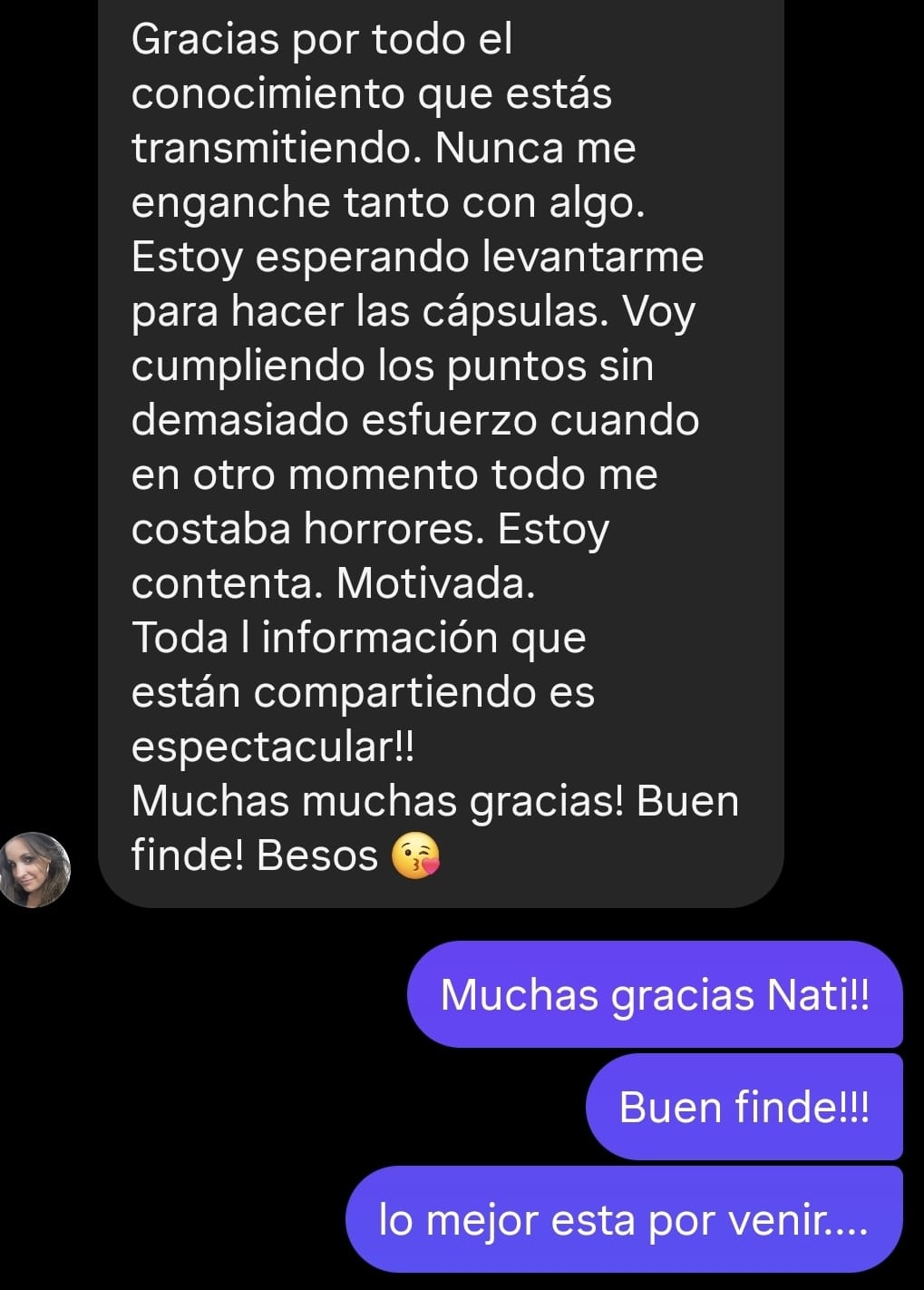 Testimonio FX12 por WhatsApp