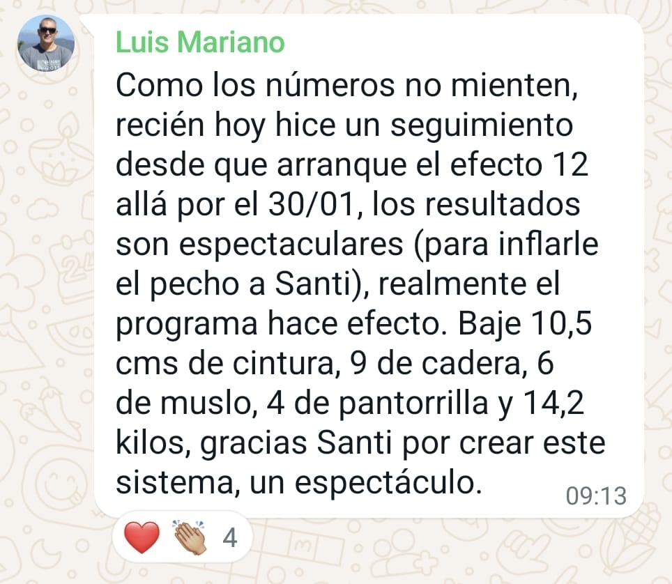 Testimonio FX12 por WhatsApp