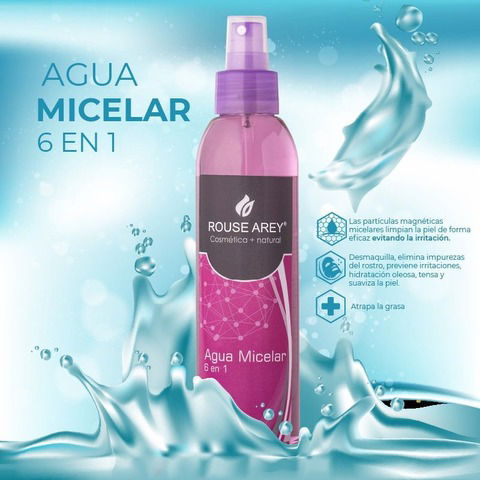 Rouse Arey Agua Micelar 6 en 1