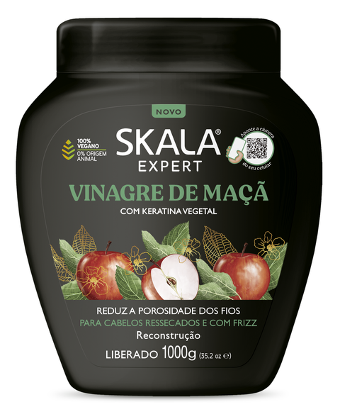 Skala Máscara Capilar Vinagre de Maca con Keratina Vegetal 1000GR