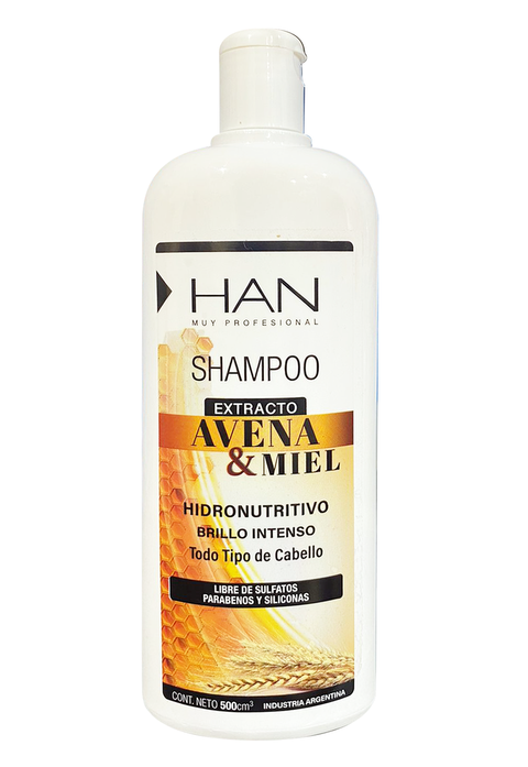 HAN Shampoo Extracto de Avena & Miel 500ml