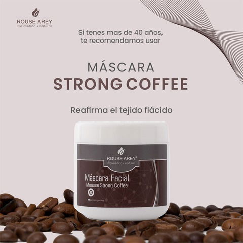 Rouse Arey Máscara Facial Mousse Strong Coffee 120gr