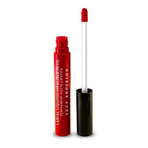 Lucy Anderson Labial Líquido Infalible 16hs Tono N°201 Red For Me