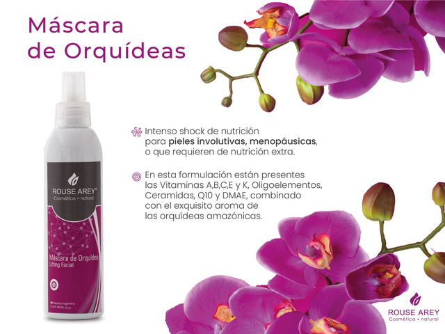 Rouse Arey Máscara de Orquídea  