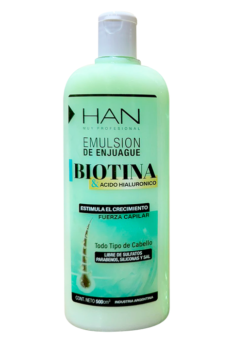 HAN Emulsión de Enjuague Biotina & Ácido Hialurónico 500ml