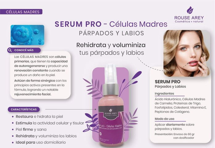 Rouse Arey Serum pro Células Madres  para Párpados y Labios