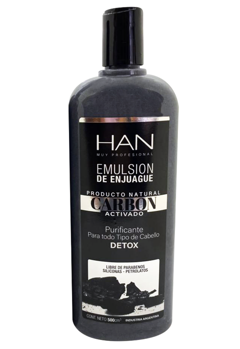 HAN Emulsión de Enjuague Carbón Activado 500ml