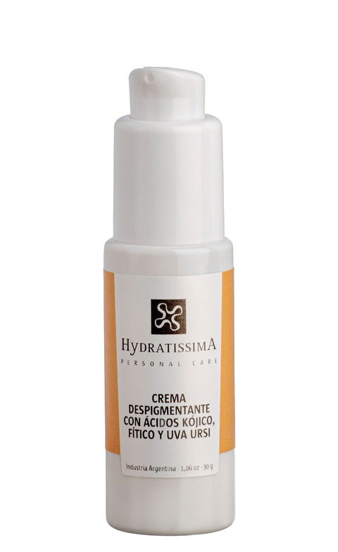 Hydratissima-Crema Despigmentante con Ácidos Kójico, Fítico y UVA URSI.