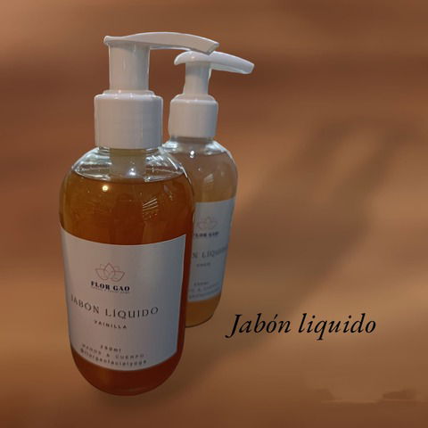 Flor Gao-Jabón Líquido Vainilla 250ml